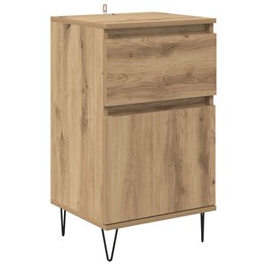 vidaXL Bufet cu sertar stejar artizanal 35 x 40 x 70 cm Lemn compozit