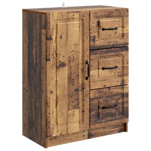 vidaXL Bufet cu sertar Lemn vechi 66 x 34,5 x 87 cm Lemn prelucrat