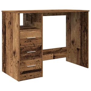 vidaXL Birou, lemn vechi, 102x50x76 cm, lemn prelucrat