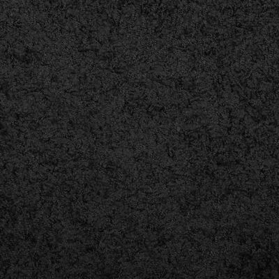 vidaXL Covor pufos "PAMPLONA" cu fire înalte, negru modern, 60x110 cm