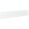 vidaXL Coș gabion cu capac, 1200x50x200 cm, fier galvanizat