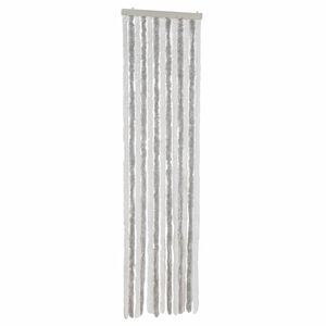 vidaXL Perdea pentru insecte, gri deschis și alb, 56x185 cm, chenille
