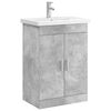 vidaXL Set de mobilier pentru baie Gri Beton 61 x 40 x 84,5 cm