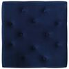 vidaXL Taburet, bleumarin, 60x60x36 cm, catifea
