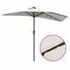 vidaXL Parasol de Grădină Nisipiu 294 x 150 x 224 cm Poliester și oțel