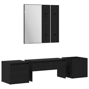 vidaXL Set mobilier hol 6 buc. 80 x 31 x 40 cm Lemn prelucrat