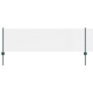 vidaXL Gard din plasă sudată cu st&acirc;lpi 10 x 0,6 m Oțel cu strat de PVC