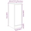 vidaXL Dulap pentru &icirc;ncălțăminte alb 29,5x34x76 cm lemn prelucrat
