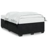 vidaXL Cadru de pat fără saltea Negru 120x190 cm catifea