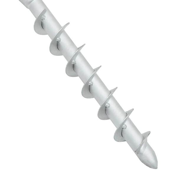 vidaXL Suport umbrelă &icirc;n păm&acirc;nt cu tijă, 16x16x52 cm, oțel