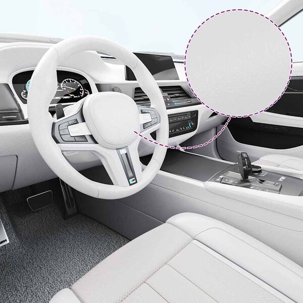 vidaXL Folie auto, alb mat, 100x150 cm