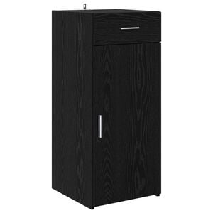 vidaXL Dulap de depozitare cu sertar Stejar Negru 40 x 42,5 x 93 cm
