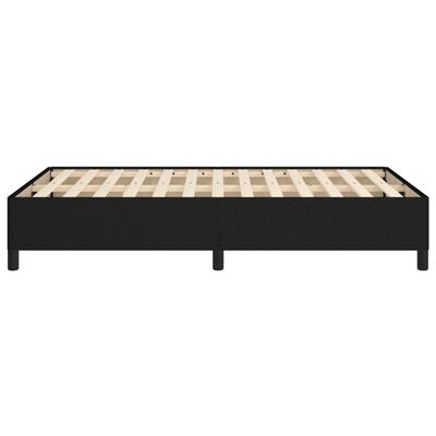 vidaXL Cadru de pat, negru, 120x200 cm, material textil