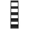 vidaXL Bibliotecă/Separator cameră, negru, 40x30x135 cm