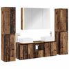 vidaXL Set de mobilier pentru baie 6 pcs Lemn vechi