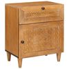 vidaXL Dulap de noapte Maro deschis 50 x 33 x 60 cm Lemn prelucrat