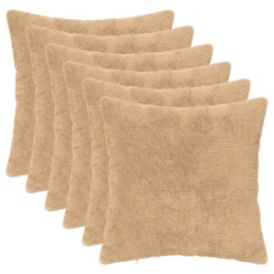 vidaXL Husă pentru pernă 6 buc. HEERLEN Crem 30 x 30 cm