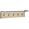 vidaXL Răcător de paltoane Pe perete Stejar Sonoma 100 x 30 x 25 cm