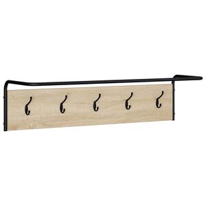 vidaXL Răcător de paltoane Pe perete Stejar Sonoma 100 x 30 x 25 cm