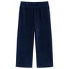 Pantaloni de copii din velur, bleumarin, 104