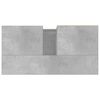 vidaXL Dulap de baie, gri beton, 65x33x60 cm, lemn prelucrat