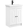 vidaXL Set de mobilier pentru baie Alb 56 x 37,5 x 81 cm