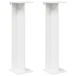 vidaXL Suport pentru plante Alb 25 x 25,5 x 100,5 cm Lemn prelucrat