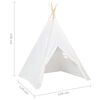 vidaXL Cort de copii teepee cu geantă piersică, alb, 120x120x150 cm,