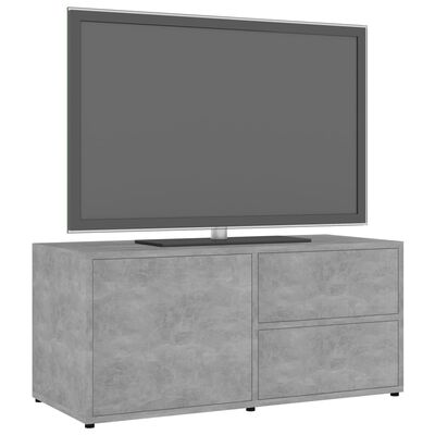 vidaXL Comodă TV, gri beton, 80 x 34 x 36 cm, PAL
