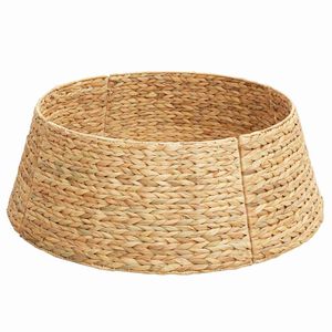 vidaXL Guler pentru Pomul de Crăciun Rotund Maro 60 x 60 x 22 cm