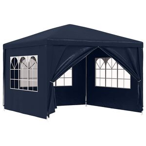 vidaXL Cort petreceri 3 x 3 m, albastru