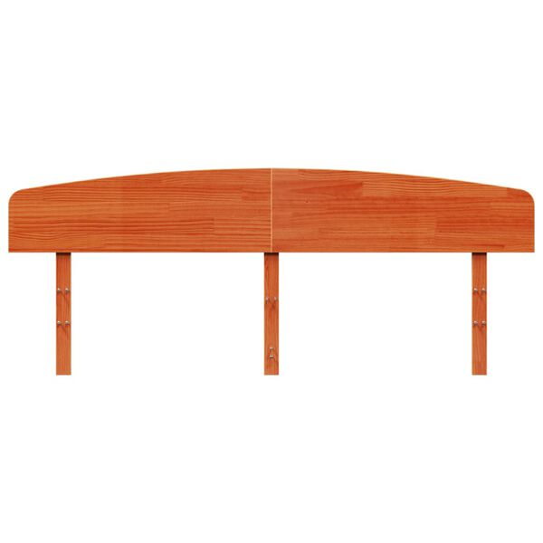 vidaXL Tăblie de pat, maro ceruit, 200 cm, lemn masiv de pin