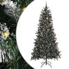 vidaXL Brad de Crăciun artificial Verde 240 cm PVC, plastic și oțel