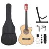 vidaXL Set chitară acustică occidentală 12 piese, cu 6 corzi, 38"