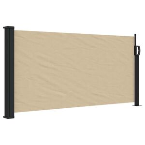 vidaXL Copertina laterală retractabilă, bej, 100x300 cm