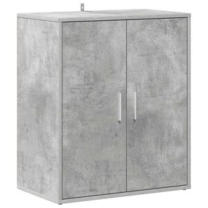 vidaXL Pantofar, gri beton, 60x35x70 cm, PAL