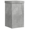 vidaXL Suport de plante, 2 buc., gri beton, 10x10x18 cm lemn prelucrat