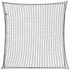 vidaXL Plasă de remorcă cu funie elastică, negru, 3x3 m, PP