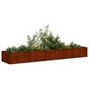 vidaXL Jardinieră Rusty 360x80x40 cm Oțel rezistent la intemperii