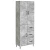 vidaXL Set de Dulapuri 2 buc. Gri Beton Lemn prelucrat