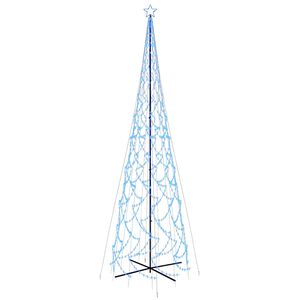 vidaXL Brad de Crăciun conic, 3000 LED-uri, albastru, 230x800 cm