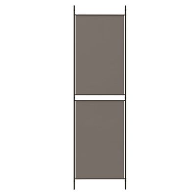 vidaXL Paravan de cameră cu 3 panouri, antracit, 150x200 cm, textil