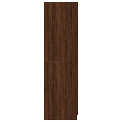 vidaXL Șifonier, stejar maro, 80x52x180 cm, lemn prelucrat