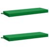 vidaXL Perne pentru bancă 2 bucăți SOEST 2 buc. 100% Polyester Verde