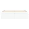 vidaXL Cadru de pat cu sertare, alb, 120x200 cm, lemn prelucrat