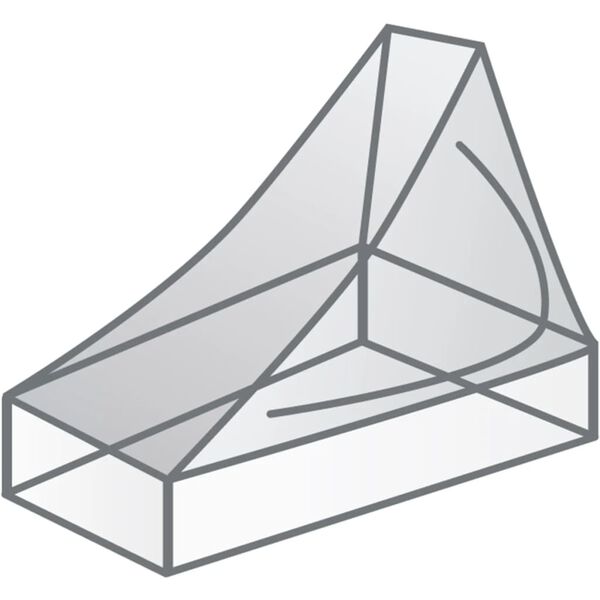 Travelsafe Plasă de țânțari Tropical, triunghiular, cocon, 1 persoană