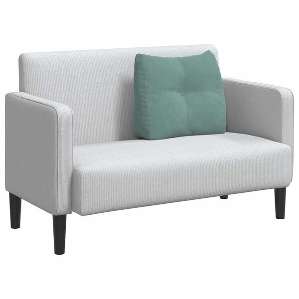 vidaXL Perna pentru spate Verde Mării 60 x 24 x 50 cm Catifea