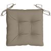 vidaXL Perne de scaun, 4 buc., gri taupe, 40x40x7 cm, textil oxford
