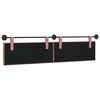 vidaXL Cap de pat suspendat Pe perete Roz 210 x 55 x 7 cm Catifea