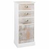 vidaXL Dulap lateral, 38 x 28 x 86 cm, lemn de paulownia